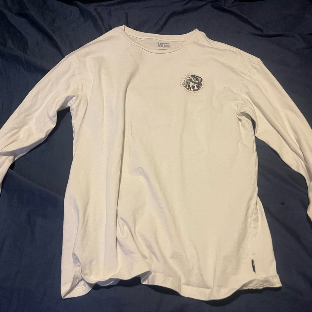 Vans Classic White Long Sleeve Tee